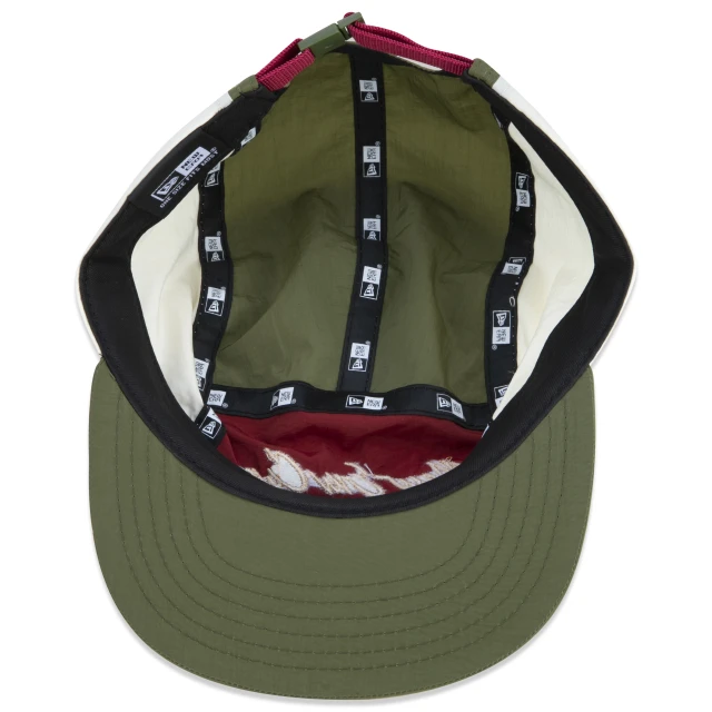 Boné Camper Strapback Classic Aba Reta Verde/Vermelho