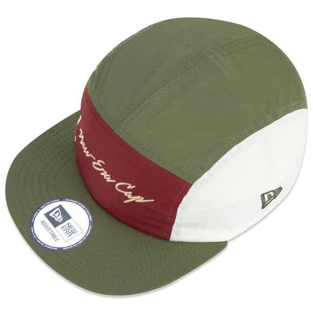 Boné Camper Strapback Classic Aba Reta Verde/Vermelho