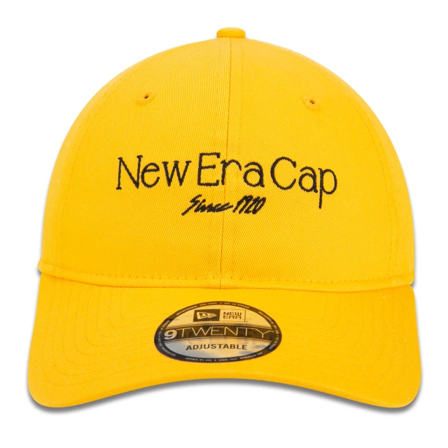 Boné 9TWENTY Strapback Classic Aba Curva Amarelo