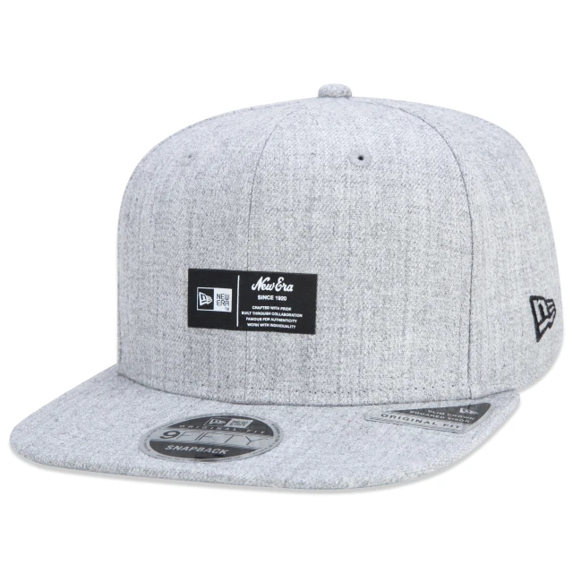 Boné 9FIFTY Original Fit Snapback Core Aba Reta Cinza