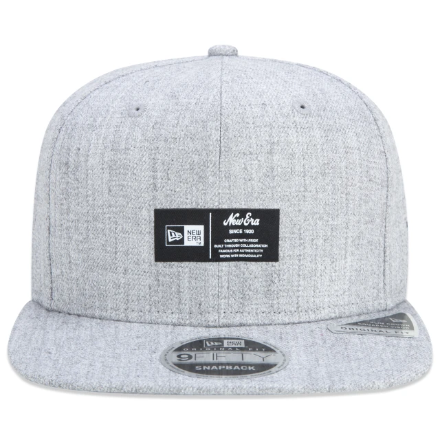 Boné 9FIFTY Original Fit Snapback Core Aba Reta Cinza