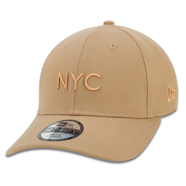 Boné 39THIRTY NYC New York City Core Aba Curva Cáqui