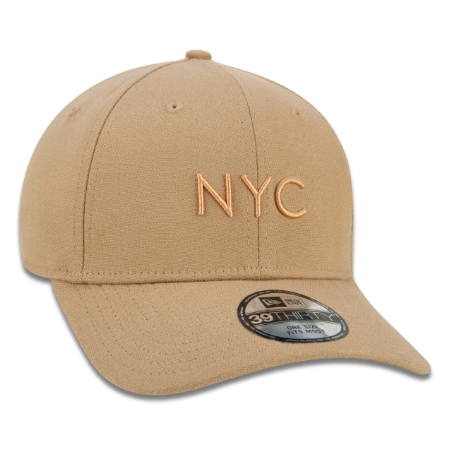 Boné 39THIRTY NYC New York City Core Aba Curva Cáqui