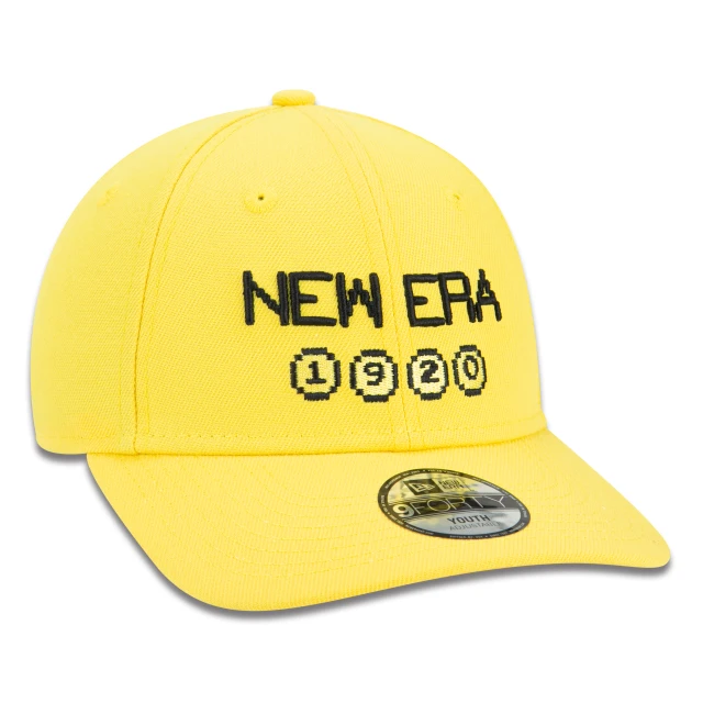 Boné Infantil 9FORTY Tecnologic Aba Curva Amarelo