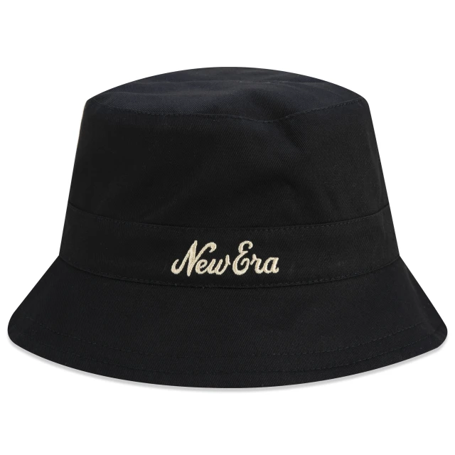 Chapéu Bucket Dupla Face Joyfull Preto Bege