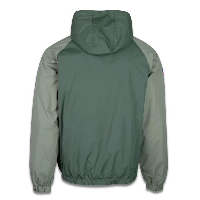 Jaqueta Corta Vento Windbreaker NFL New England Patriots Military Olive
