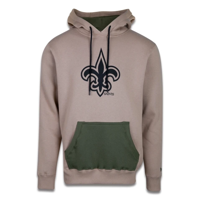Moletom Canguru Fechado NFL New Orleans Saints Military Logo
