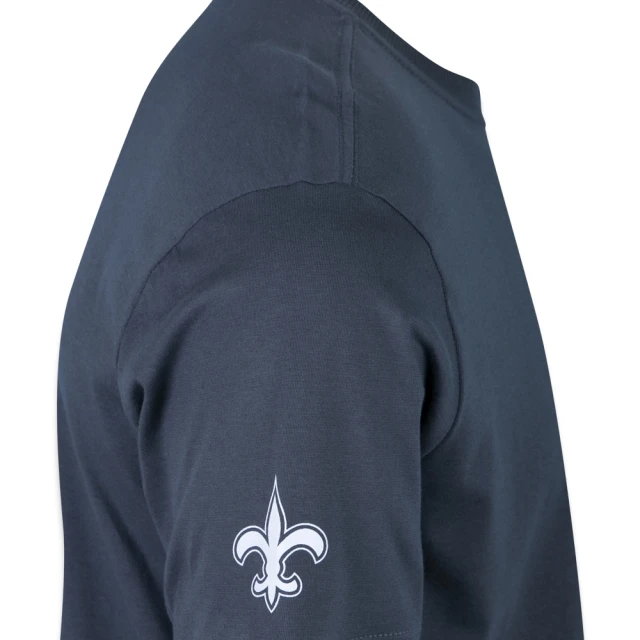 Camiseta Manga Curta NFL New Orleans Saints Military Logo Camo