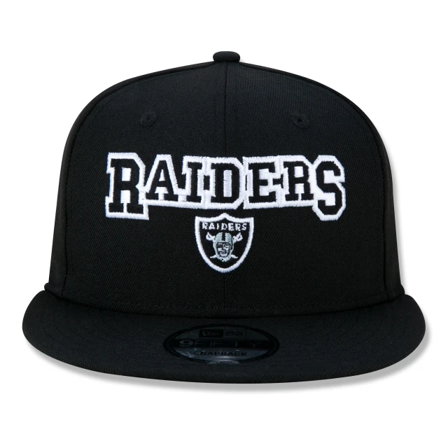 Boné 9FIFTY Snapback Aba Reta NFL Las Vegas Raiders Core