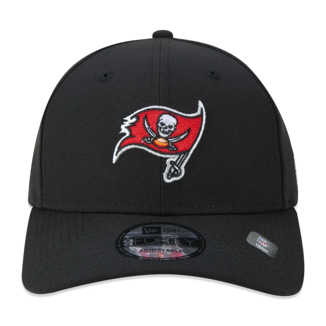 Boné 9FORTY Snapback Aba Curva NFL Tamba Bay Buccaneers
