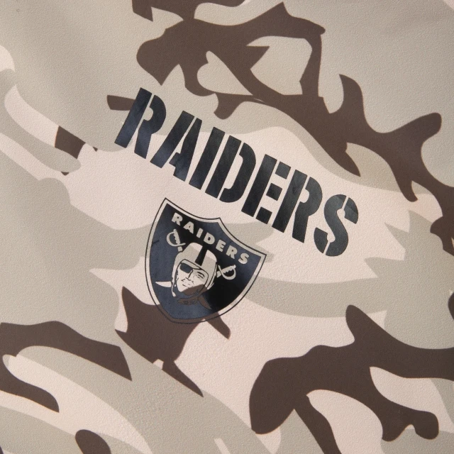 Jaqueta Corta Vento Windbreaker Camuflada NFL Las Vegas Raiders Neutral Wild