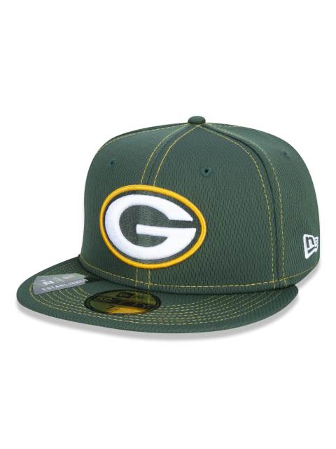 Boné 59FIFTY NFL On-Field Coleção Sideline Green Bay Packers