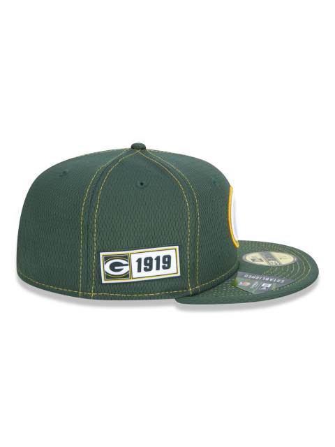 Boné 59FIFTY NFL On-Field Coleção Sideline Green Bay Packers