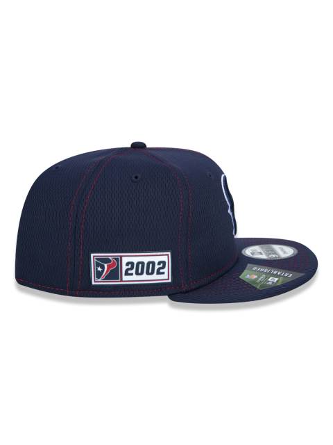 Boné 9FIFTY NFL On-Field Coleção Sideline Houston Texans