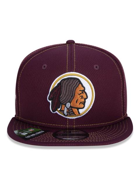 Boné 9FIFTY NFL On-Field Coleção Sideline Washington Redskins Vinho