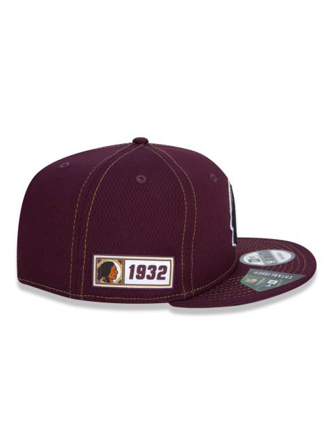 Boné 9FIFTY NFL On-Field Coleção Sideline Washington Redskins Vinho