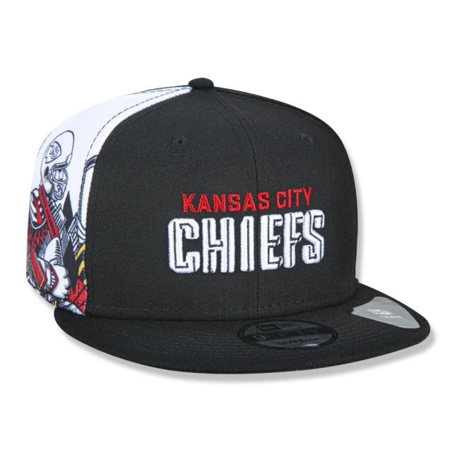 Boné 9FIFTY Draft Font Kansas City Chiefs NFL