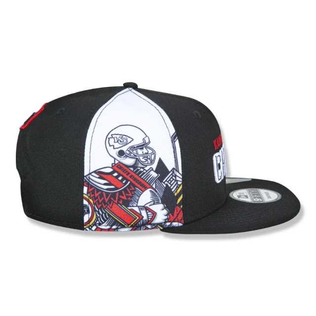Boné 9FIFTY Draft Font Kansas City Chiefs NFL