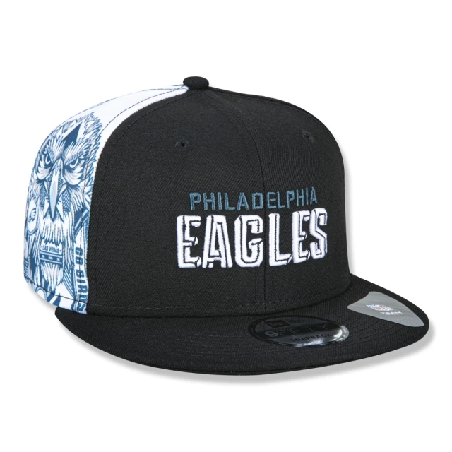 Boné 9FIFTY Draft Font Philadelphia Eagles NFL