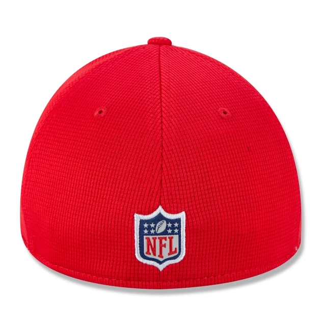 Boné 39THIRTY Kansas City Chiefs Sideline Cold Weather Aba Curva Vermelho