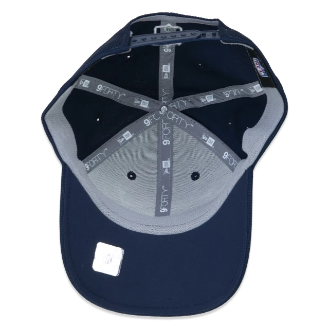 Boné 9FORTY Stretch Snap New England Patriots Sideline Cold Weather Aba Curva Azul