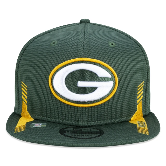 Boné 9FIFTY Green Bay Packers Sideline Cold Weather Aba Reta Verde