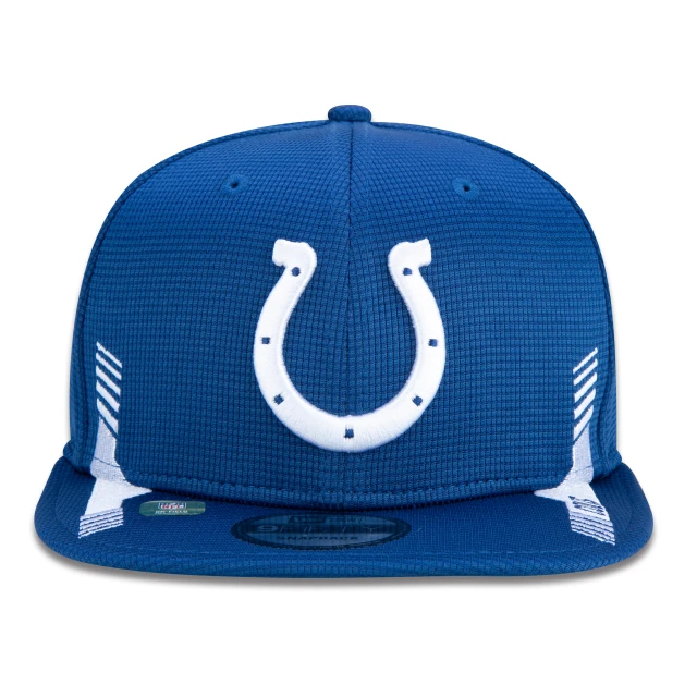 Boné 9FIFTY Indianapolis Colts Sideline Cold Weather Aba Reta Azul