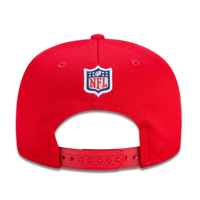 Boné 9FIFTY Kansas City Chiefs Sideline Cold Weather Aba Reta Vermelho