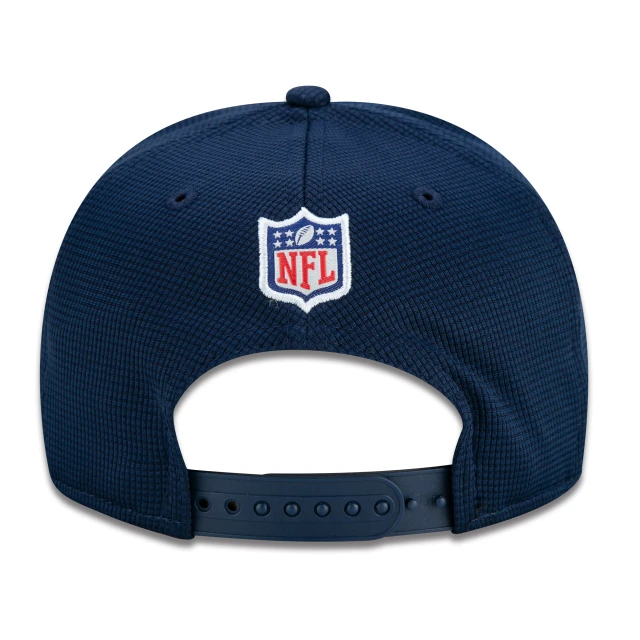 Boné 9FIFTY New England Patriots Sideline Cold Weather Aba Reta Azul