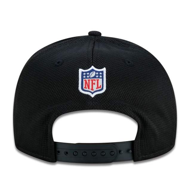Boné 9FIFTY Pittsburgh Steelers Sideline Cold Weather Aba Reta Preto