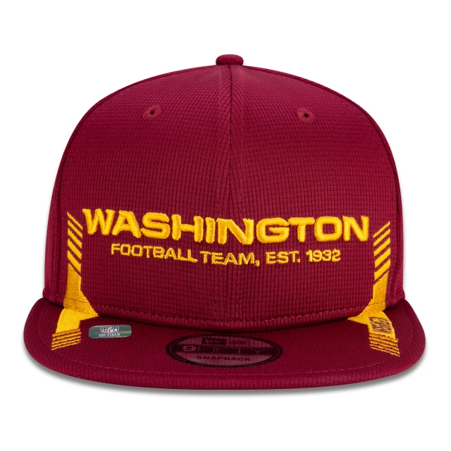 Boné 9FIFTY Washington Sideline Cold Weather Aba Reta Vermelho