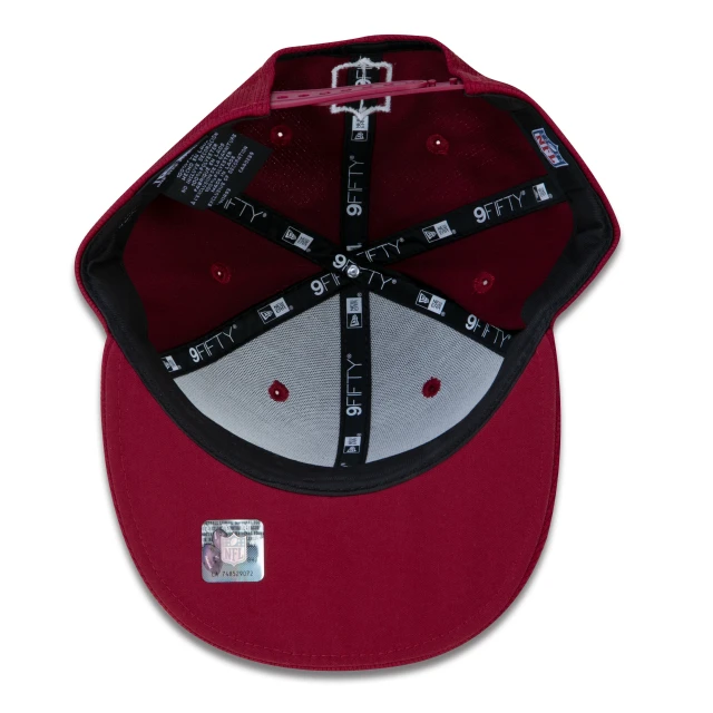 Boné 9FIFTY Washington Sideline Cold Weather Aba Reta Vermelho