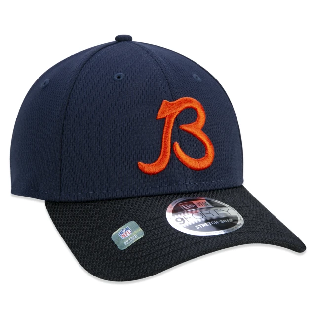 Boné 9FORTY Chicago Bears Sideline Cold Weather Aba Curva Marinho