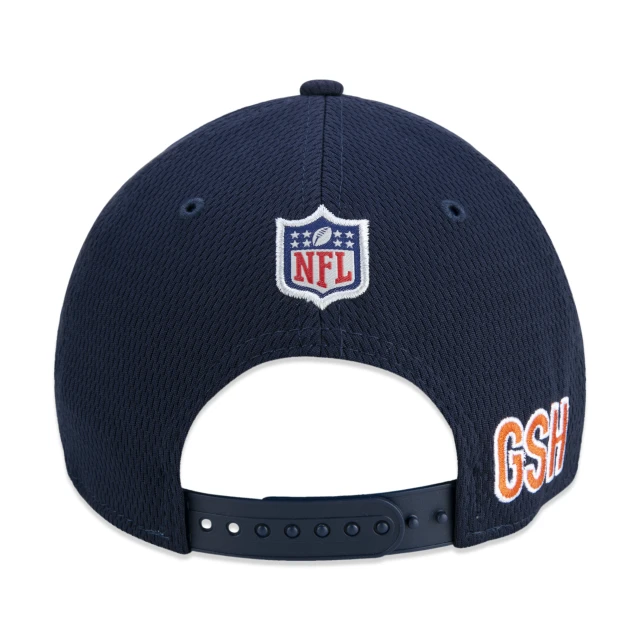 Boné 9FORTY Chicago Bears Sideline Cold Weather Aba Curva Marinho