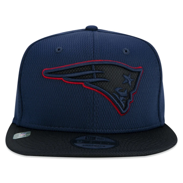Boné 9FIFTY New England Patriots Sideline Cold Weather Aba Reta Azul