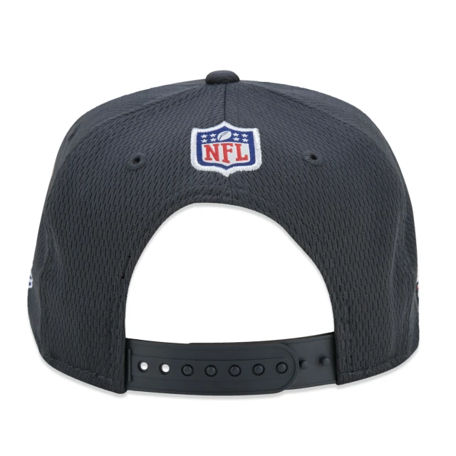 Boné Infantil 9FIFTY Kansas City Chiefs Crucial Catch Aba Reta Preto