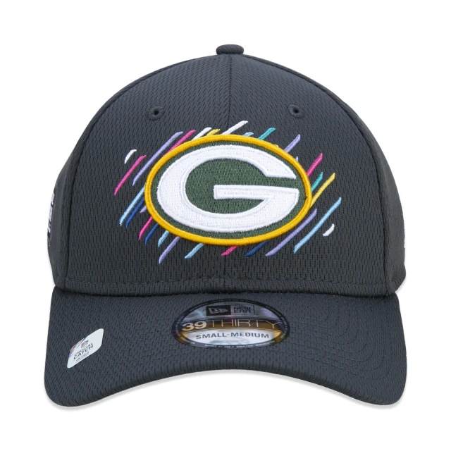 Boné 39THIRTY Green Bay Packers Crucial Catch Aba Curva Stretch Fit