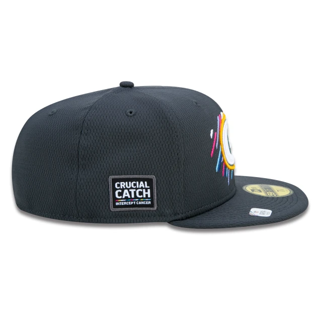 Boné 59FIFTY Green Bay Packers Crucial Catch Aba Reta Preto