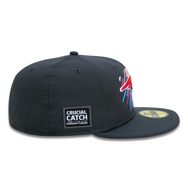 Boné 59FIFTY New England Patriots Crucial Catch Aba Reta Preto