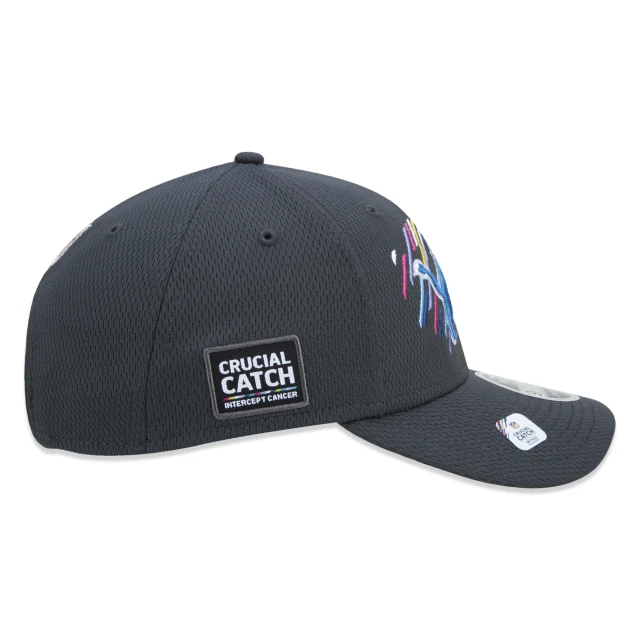Boné 9FORTY Stretch Snap Detroit Lions Crucial Catch Aba Curva Preto