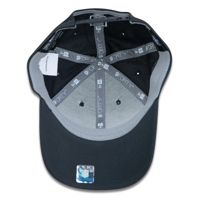 Boné 9FORTY Stretch Snap Las Vegas Raiders Crucial Catch Aba Curva Preto