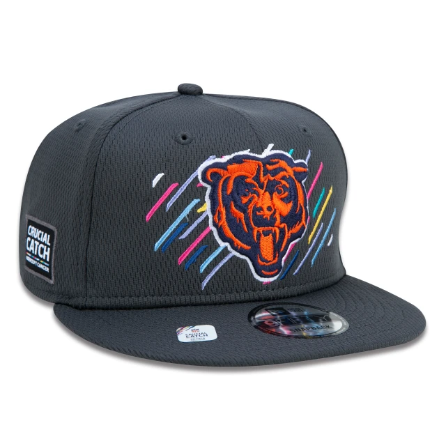 Boné 9FIFTY Chicago Bears Crucial Catch Aba Reta Preto
