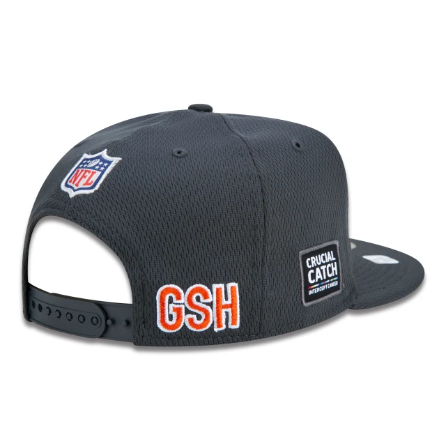 Boné 9FIFTY Chicago Bears Crucial Catch Aba Reta Preto