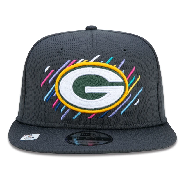 Boné 9FIFTY Green Bay Packers Crucial Catch Aba Reta Preto