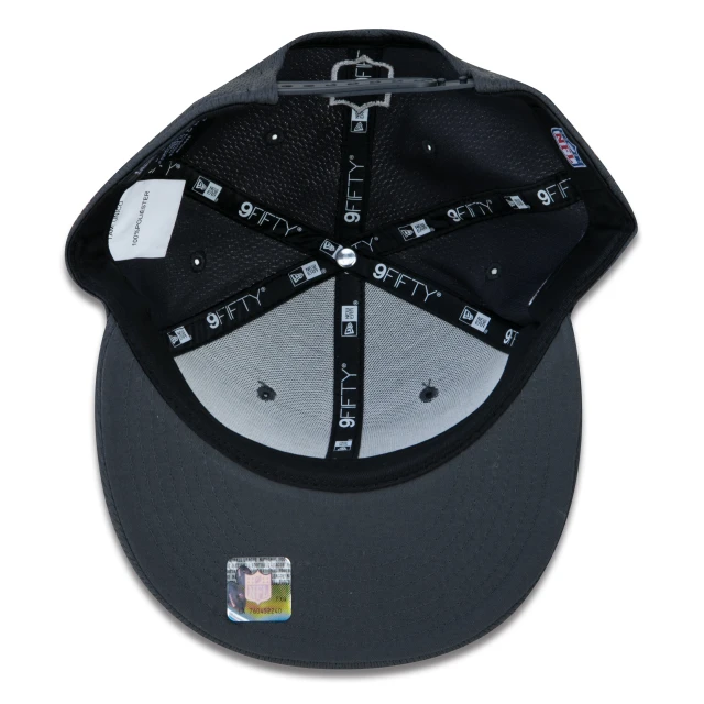 Boné 9FIFTY Los Angeles Rams Crucial Catch Aba Reta Preto