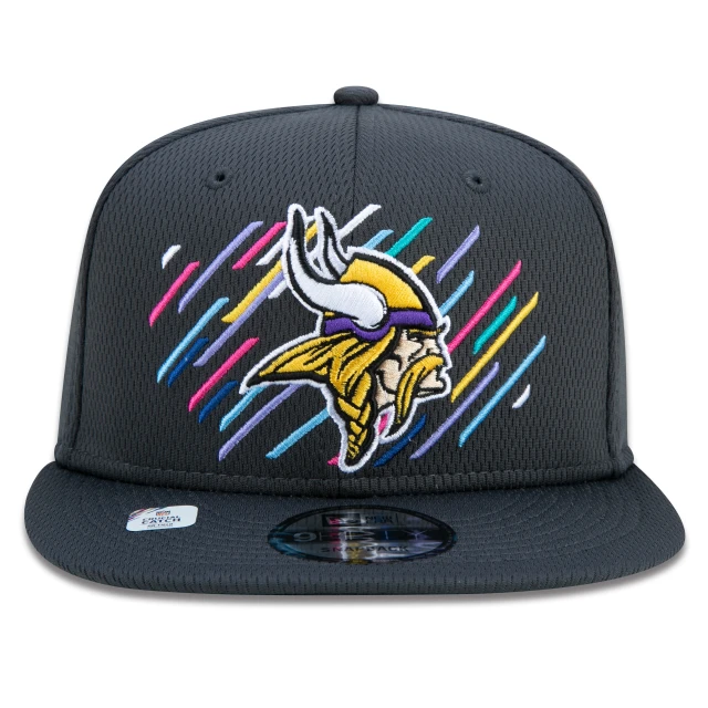 Boné 9FIFTY Minnesota Vikings Crucial Catch Aba Reta Preto