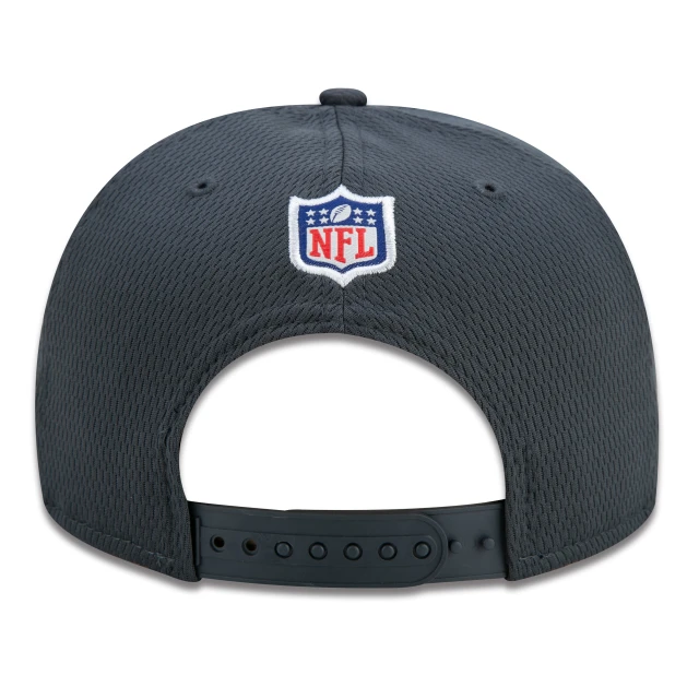 Boné 9FIFTY Minnesota Vikings Crucial Catch Aba Reta Preto