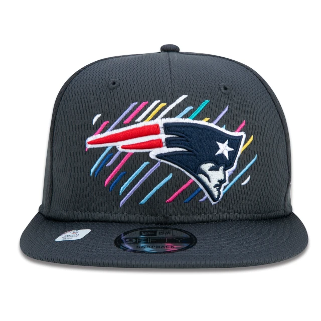Boné 9FIFTY New England Patriots Crucial Catch Aba Reta Preto