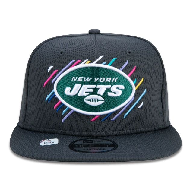Boné 9FIFTY New York Jets Crucial Catch Aba Reta Preto