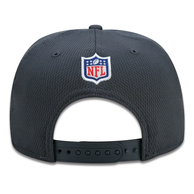 Boné 9FIFTY NFL Official Logo Crucial Catch Aba Reta Preto